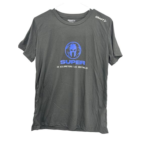 Craft Spartan 2024 Race Super Finisher Women Black Running Tee Shirt Large - Picture 1 of 3